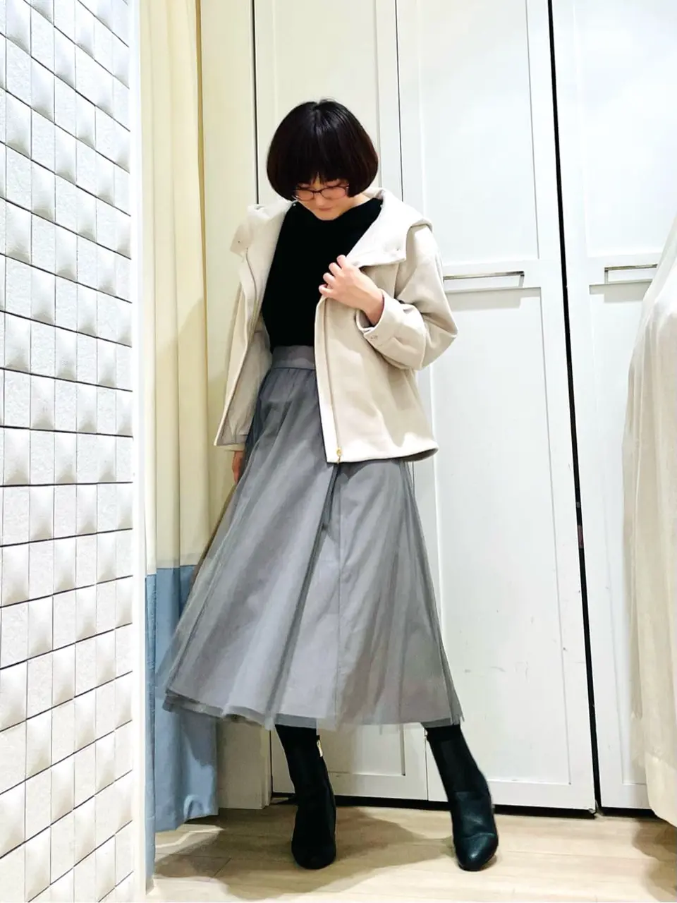 ANY SIS スタッフ コーディネート画像