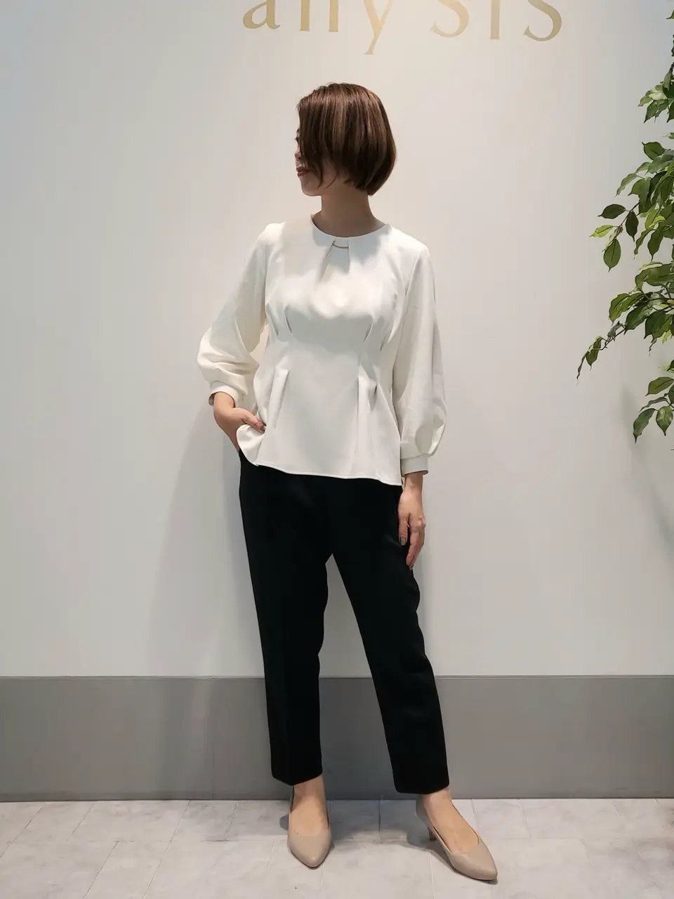 ANY SIS 岡本 コーディネート画像