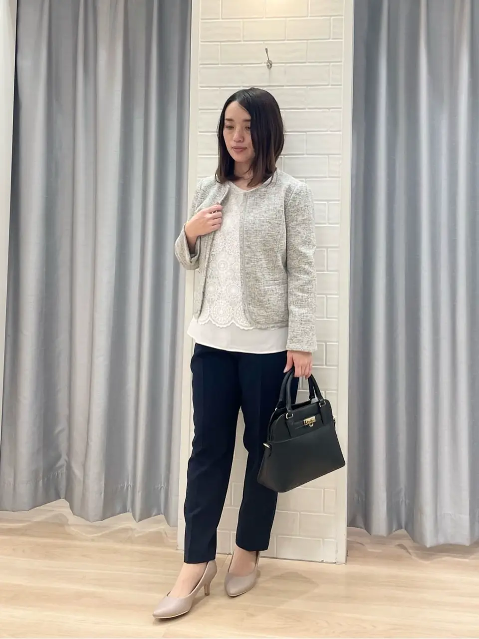 ANY SIS 丸岡 コーディネート画像