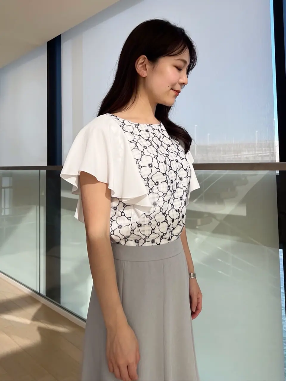 ANY SIS 堀口 コーディネート画像