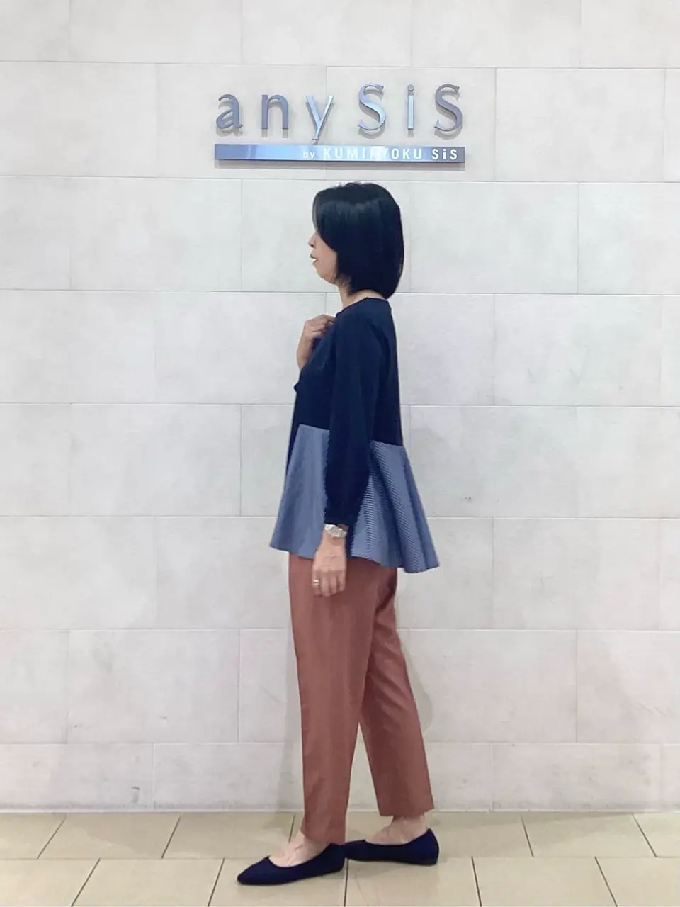 ANY SIS 藤森 コーディネート画像