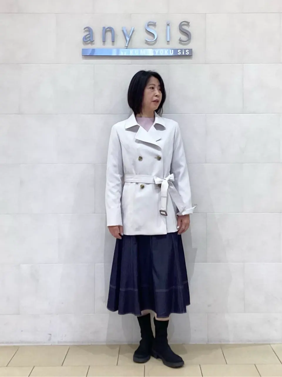 ANY SIS 藤森 コーディネート画像