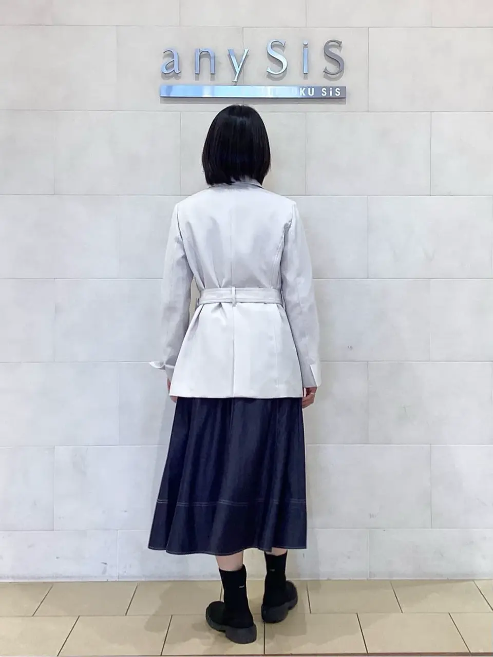 ANY SIS 藤森 コーディネート画像