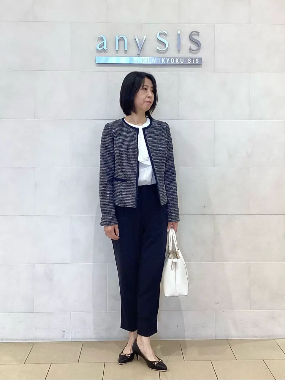 ANY SIS 藤森 コーディネート画像