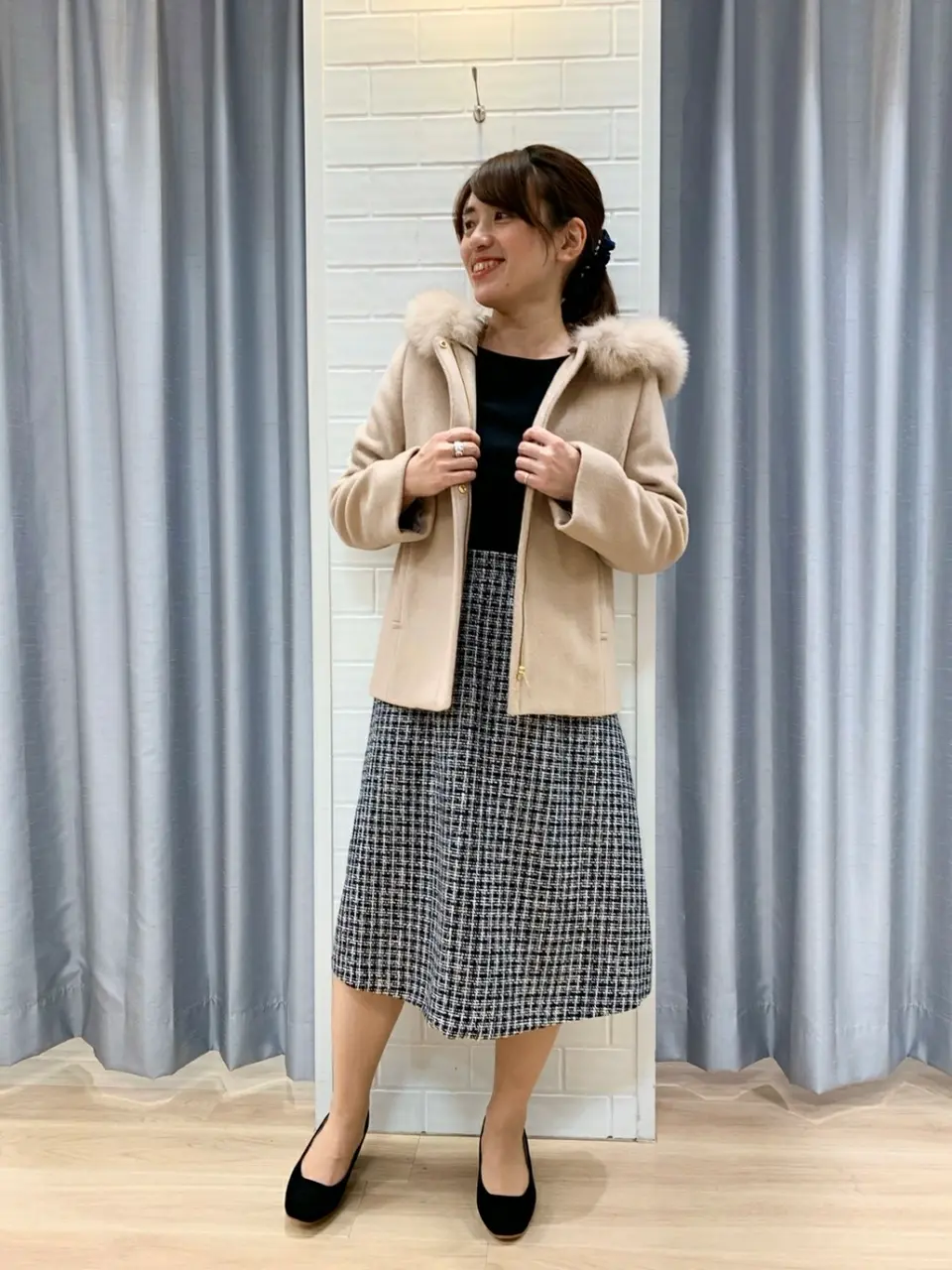 ANY SIS 丸岡 コーディネート画像