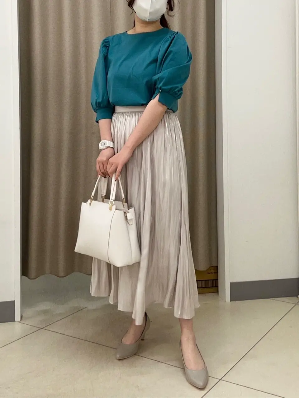 ANY SIS カモガワ コーディネート画像