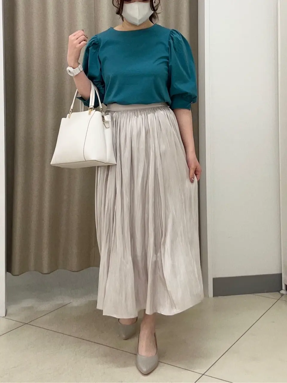 ANY SIS カモガワ コーディネート画像