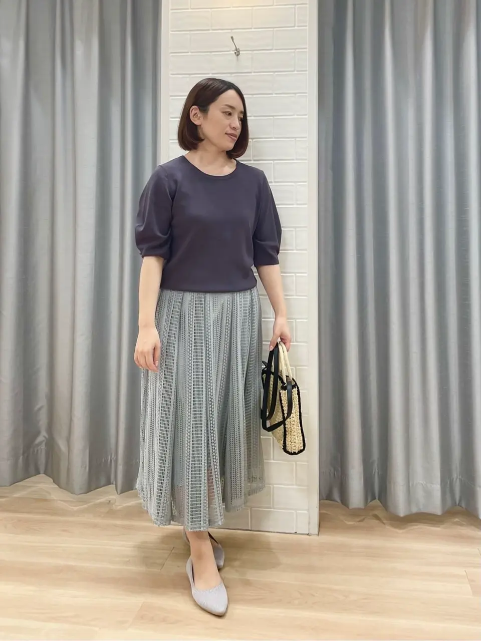 ANY SIS 丸岡 コーディネート画像