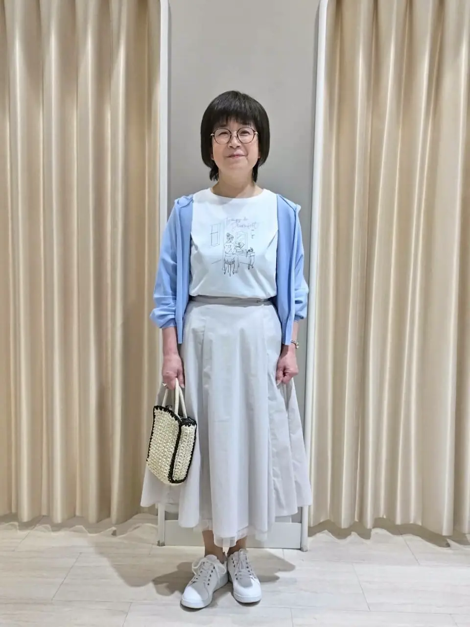 ANY SIS 岡本 コーディネート画像