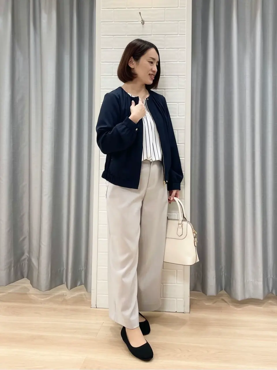 ANY SIS 丸岡 コーディネート画像