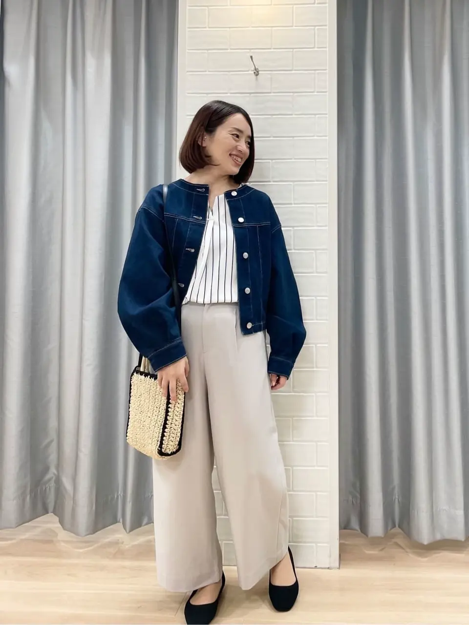 ANY SIS 丸岡 コーディネート画像