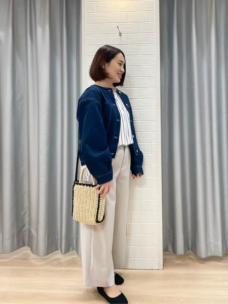 ANY SIS 丸岡 コーディネート画像