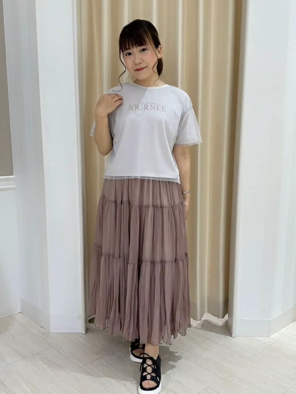 ANY SIS 丸川 コーディネート画像