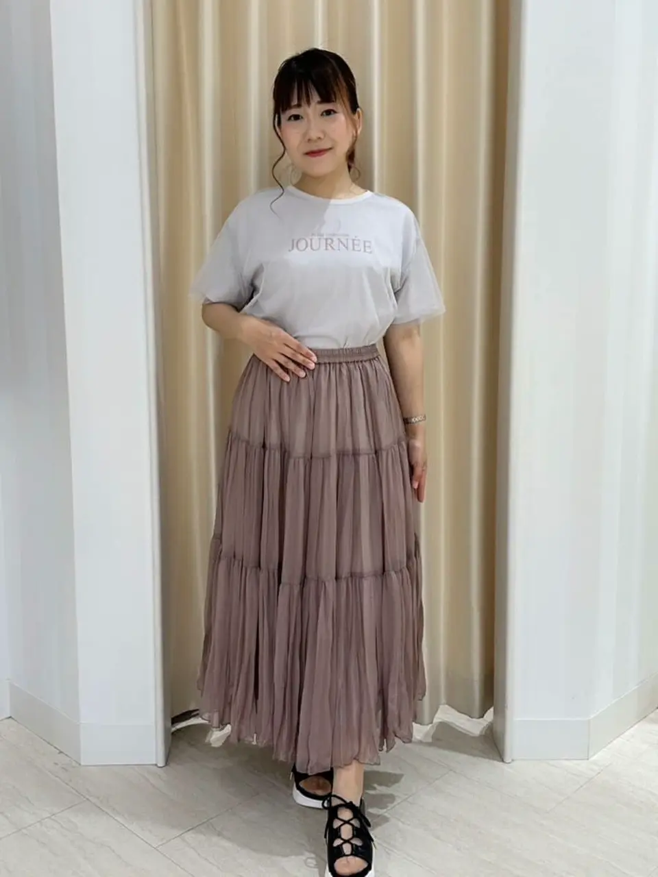 ANY SIS 丸川 コーディネート画像