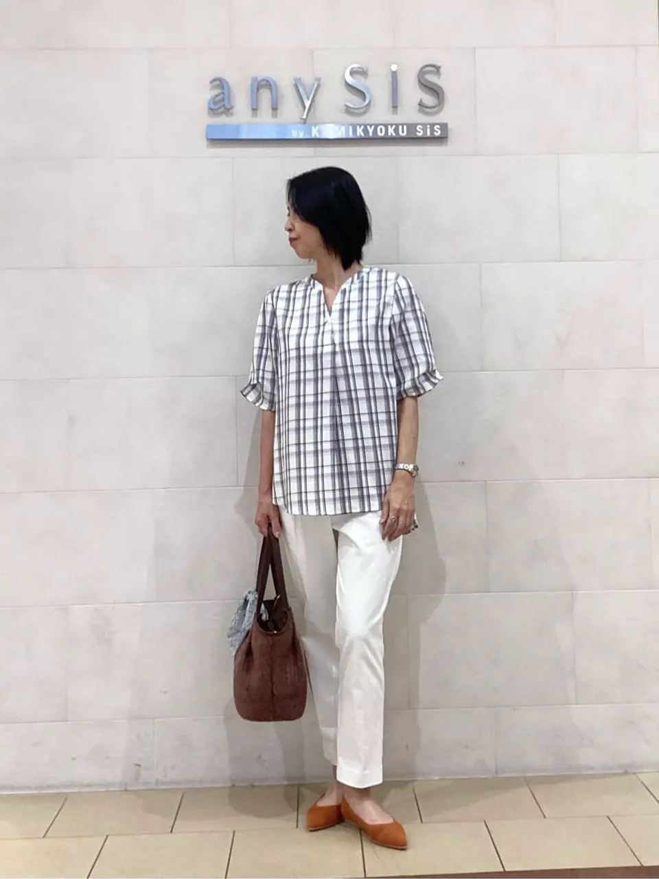 ANY SIS 藤森 コーディネート画像