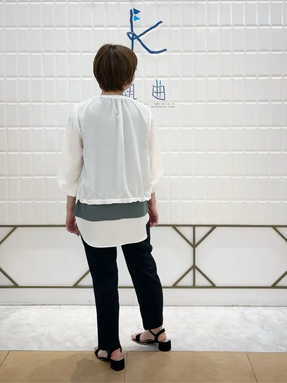 ANY SIS 井上 コーディネート画像