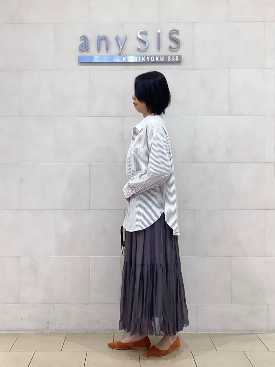 ANY SIS 藤森 コーディネート画像