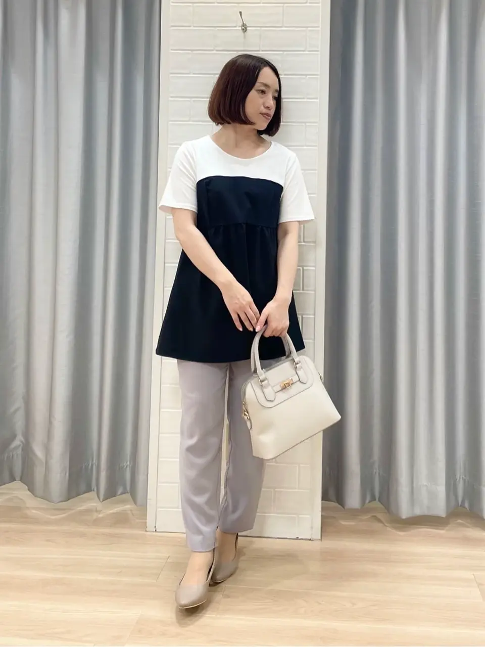 ANY SIS 丸岡 コーディネート画像