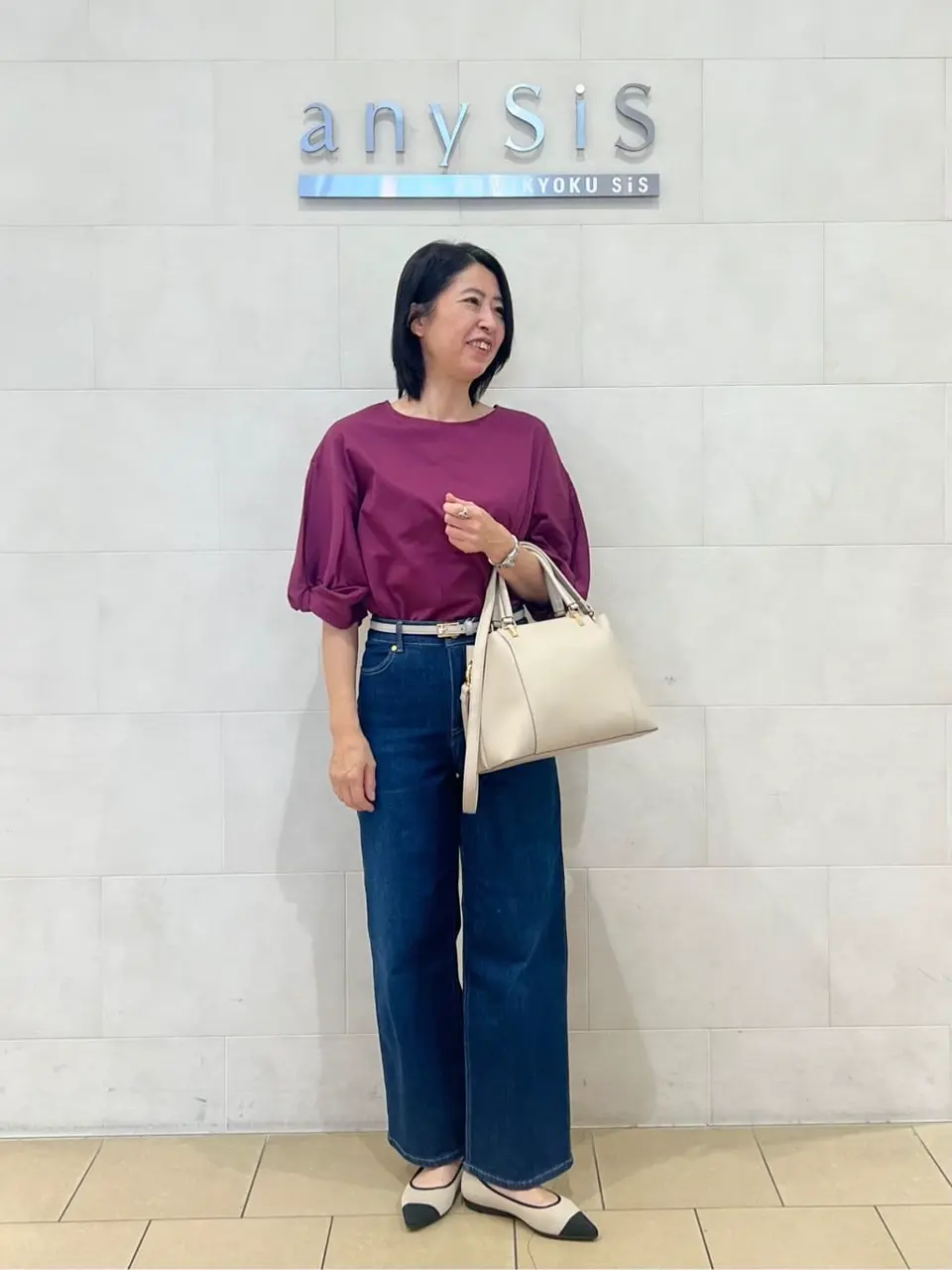 ANY SIS 藤森 コーディネート画像