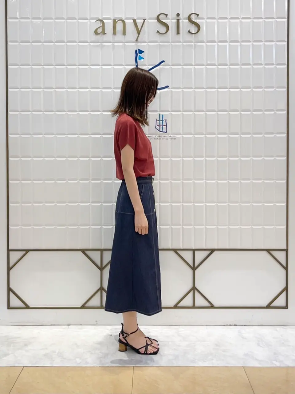 ANY SIS 上田 コーディネート画像