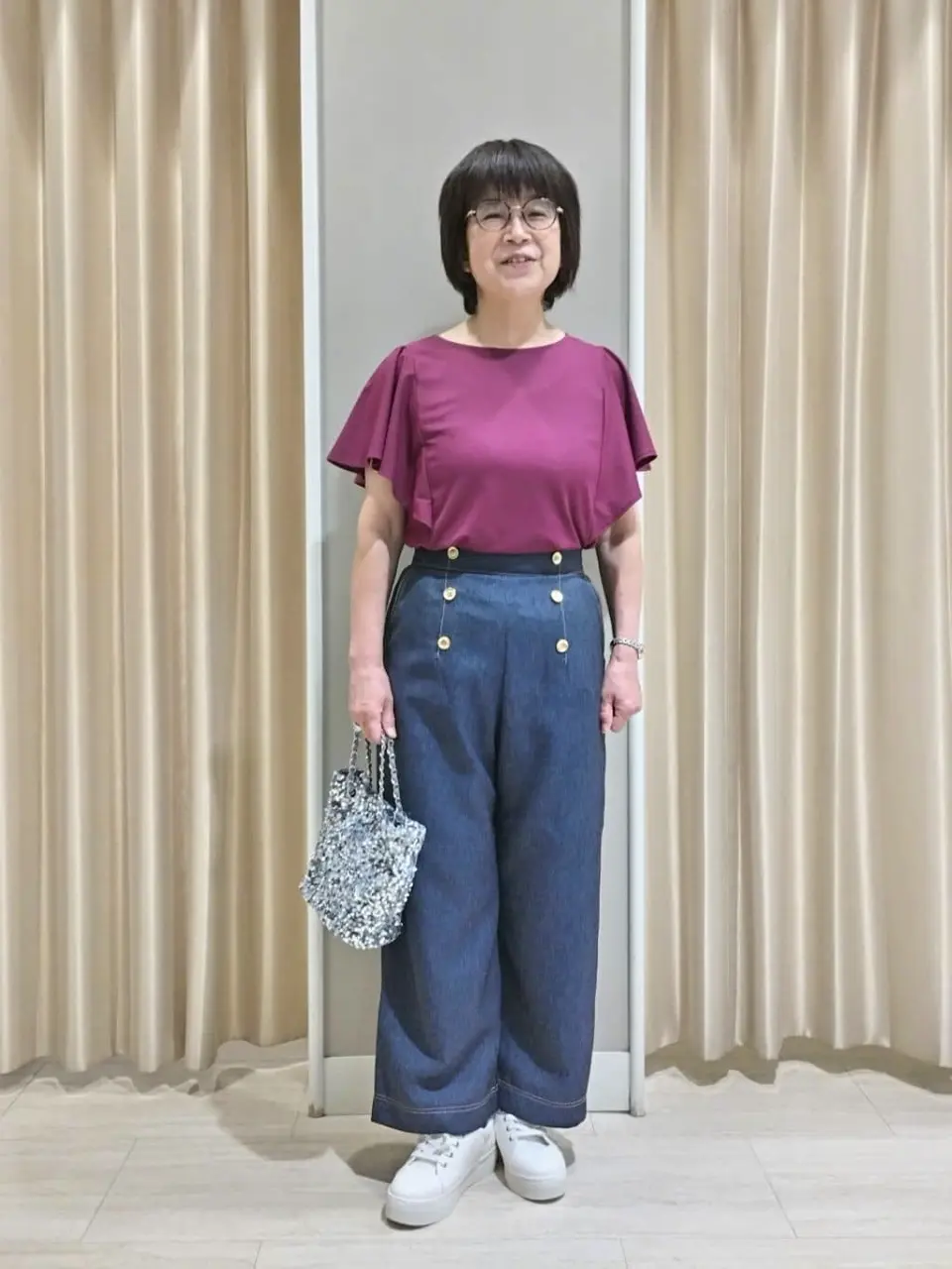 ANY SIS 岡本 コーディネート画像