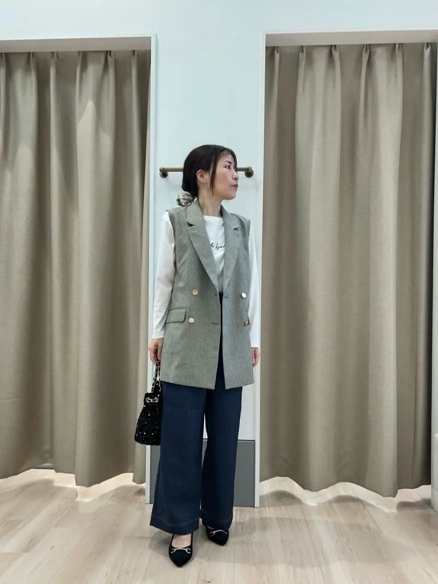 ANY SIS 長尾 コーディネート画像