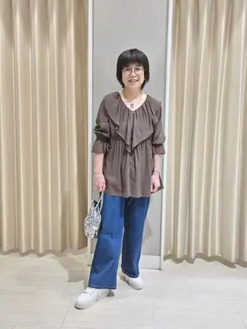 ANY SIS 岡本 コーディネート画像