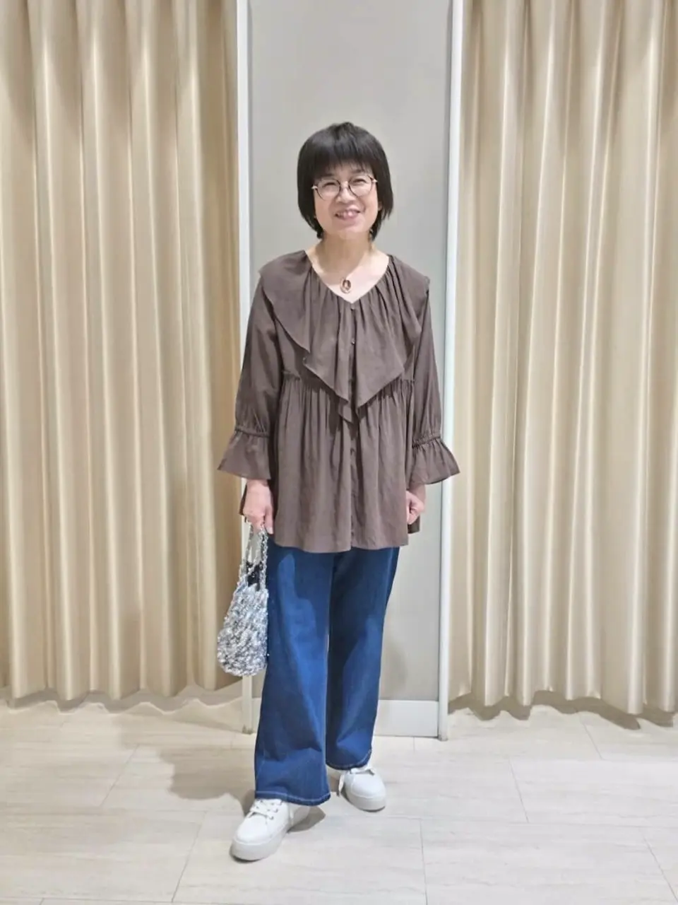 ANY SIS 岡本 コーディネート画像