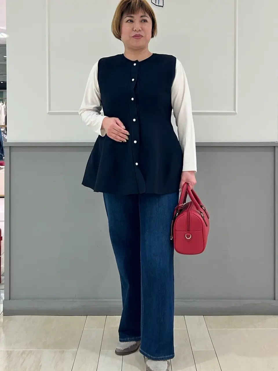 ANY SIS 堀部 コーディネート画像