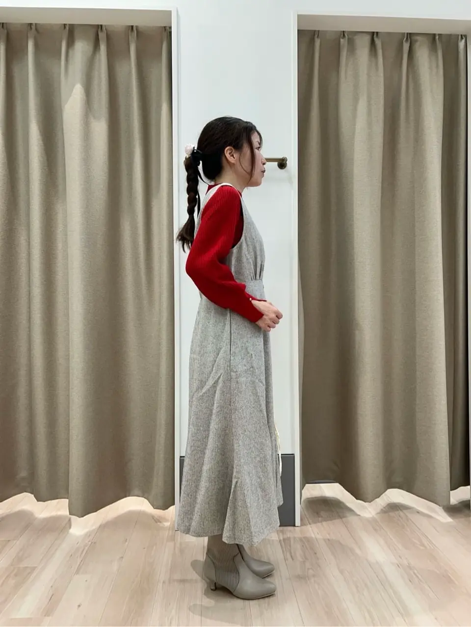 ANY SIS 長尾 コーディネート画像