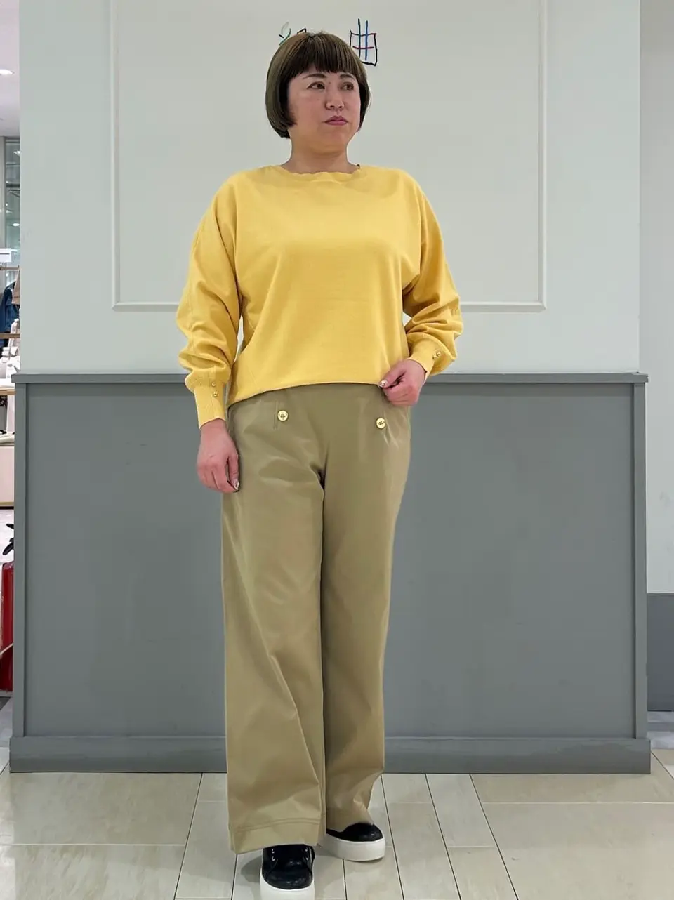 ANY SIS 堀部 コーディネート画像