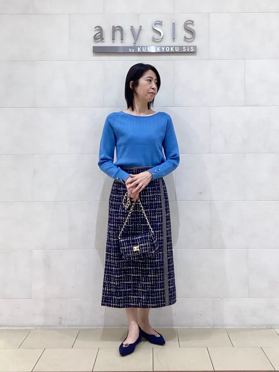 ANY SIS 藤森 コーディネート画像