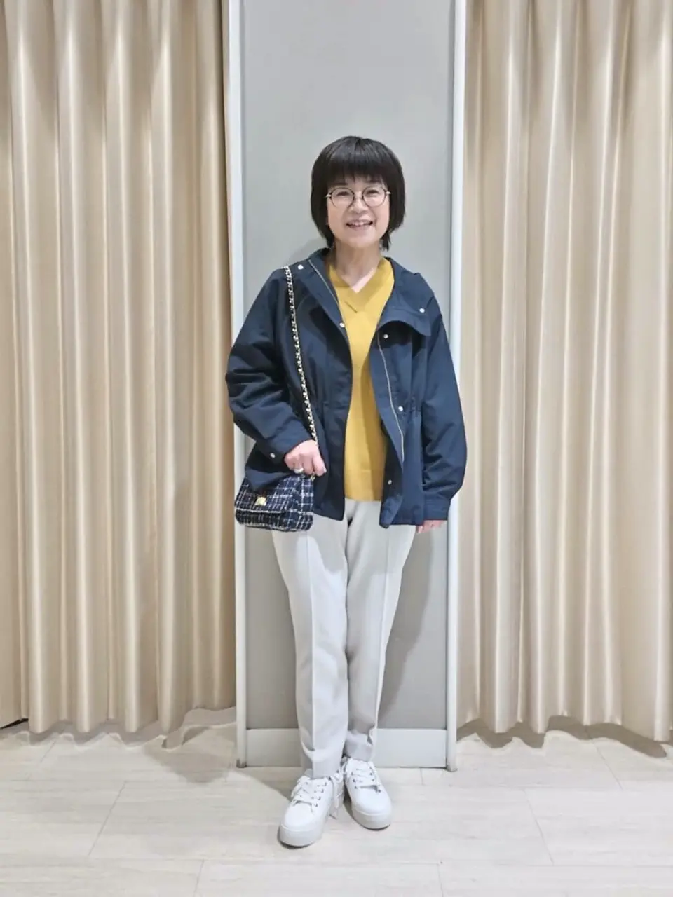 ANY SIS 岡本 コーディネート画像