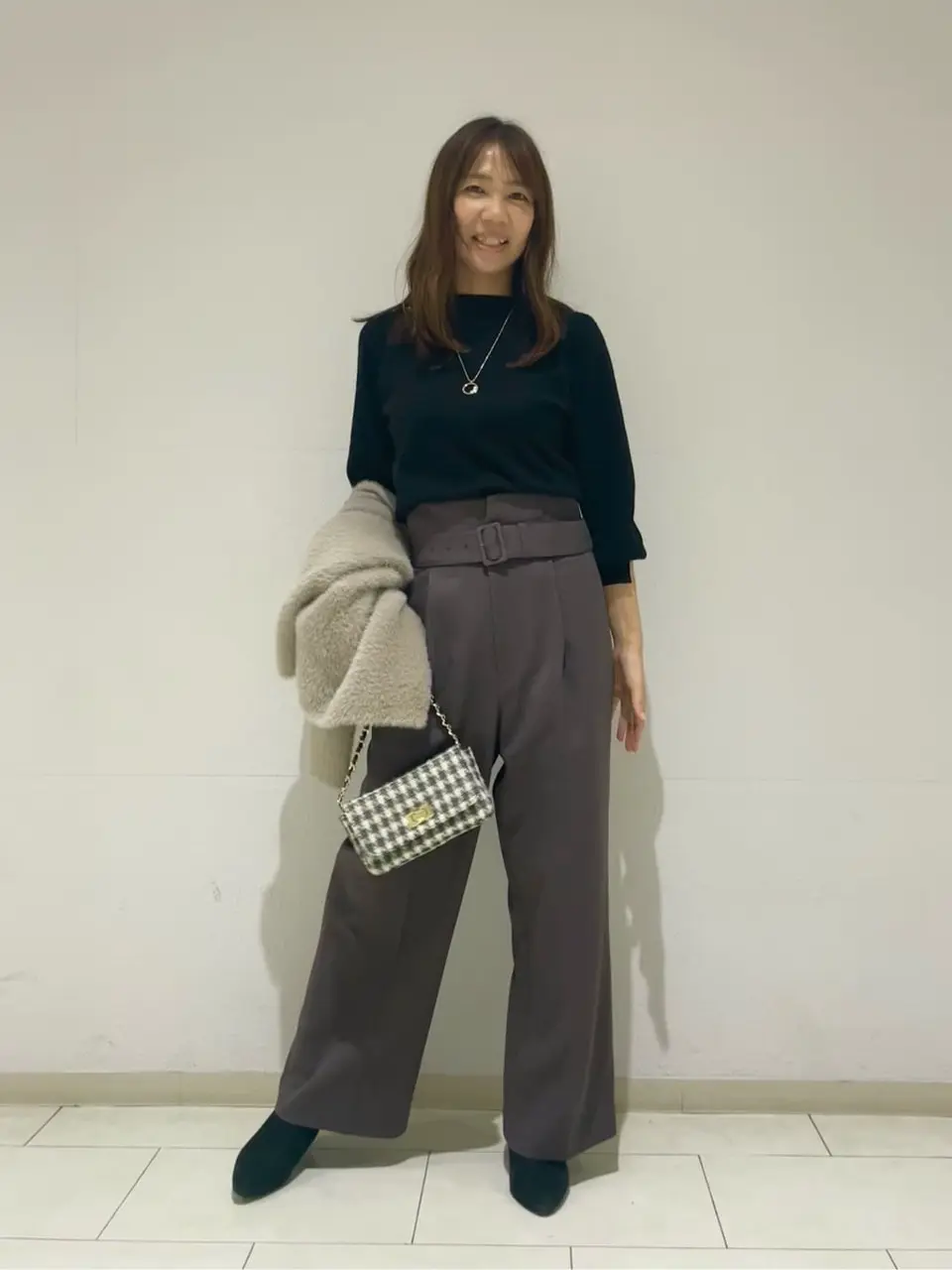 ANY SIS 小山 コーディネート画像