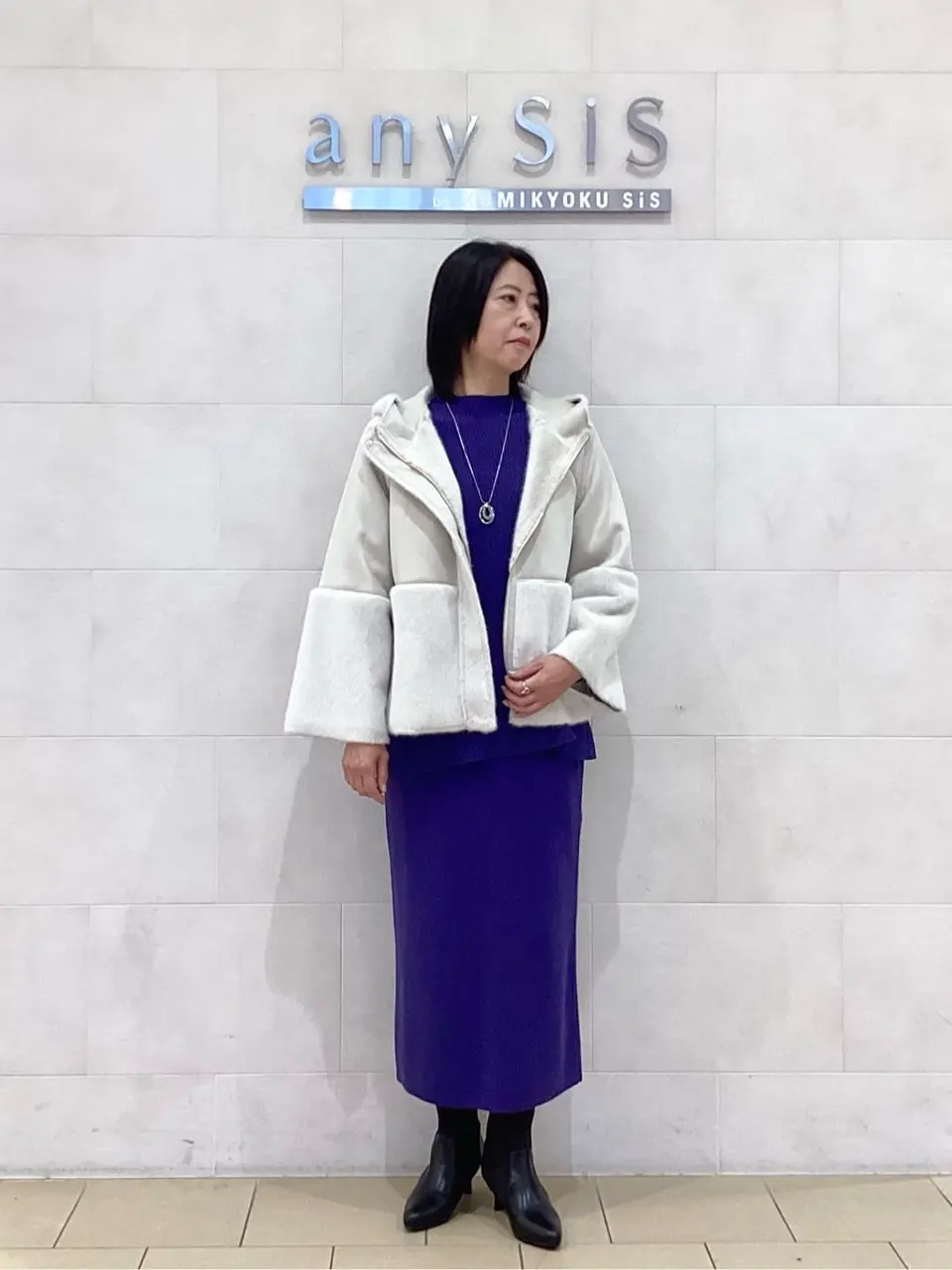 ANY SIS 藤森 コーディネート画像