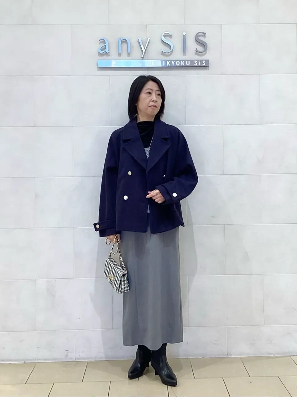 ANY SIS 藤森 コーディネート画像