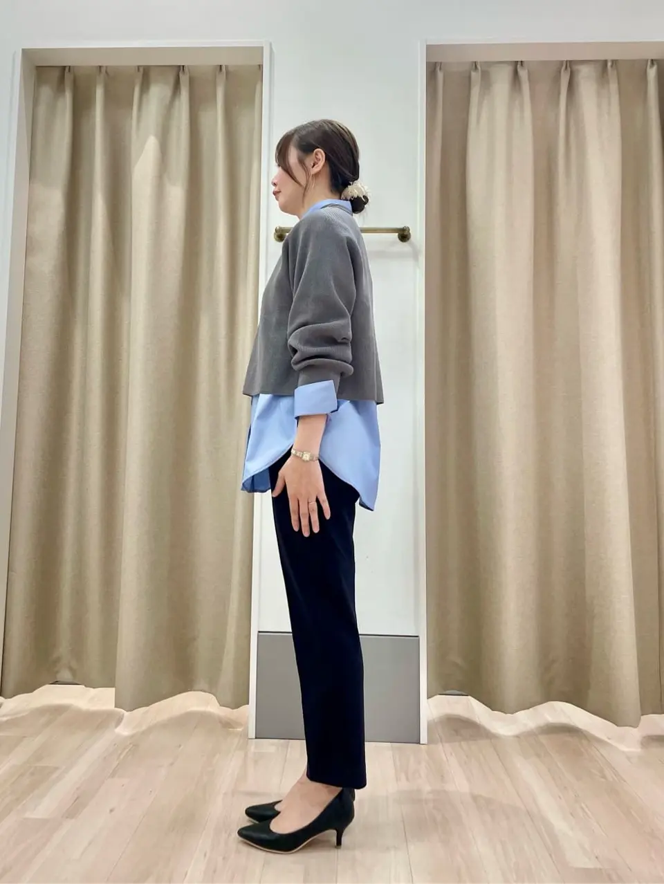 ANY SIS 笠羽 コーディネート画像