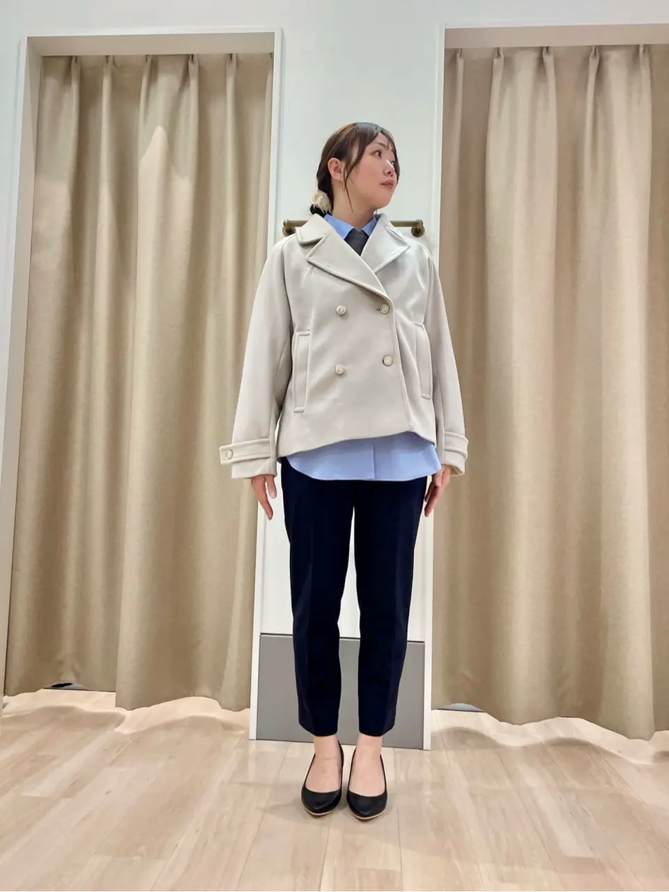 ANY SIS 笠羽 コーディネート画像