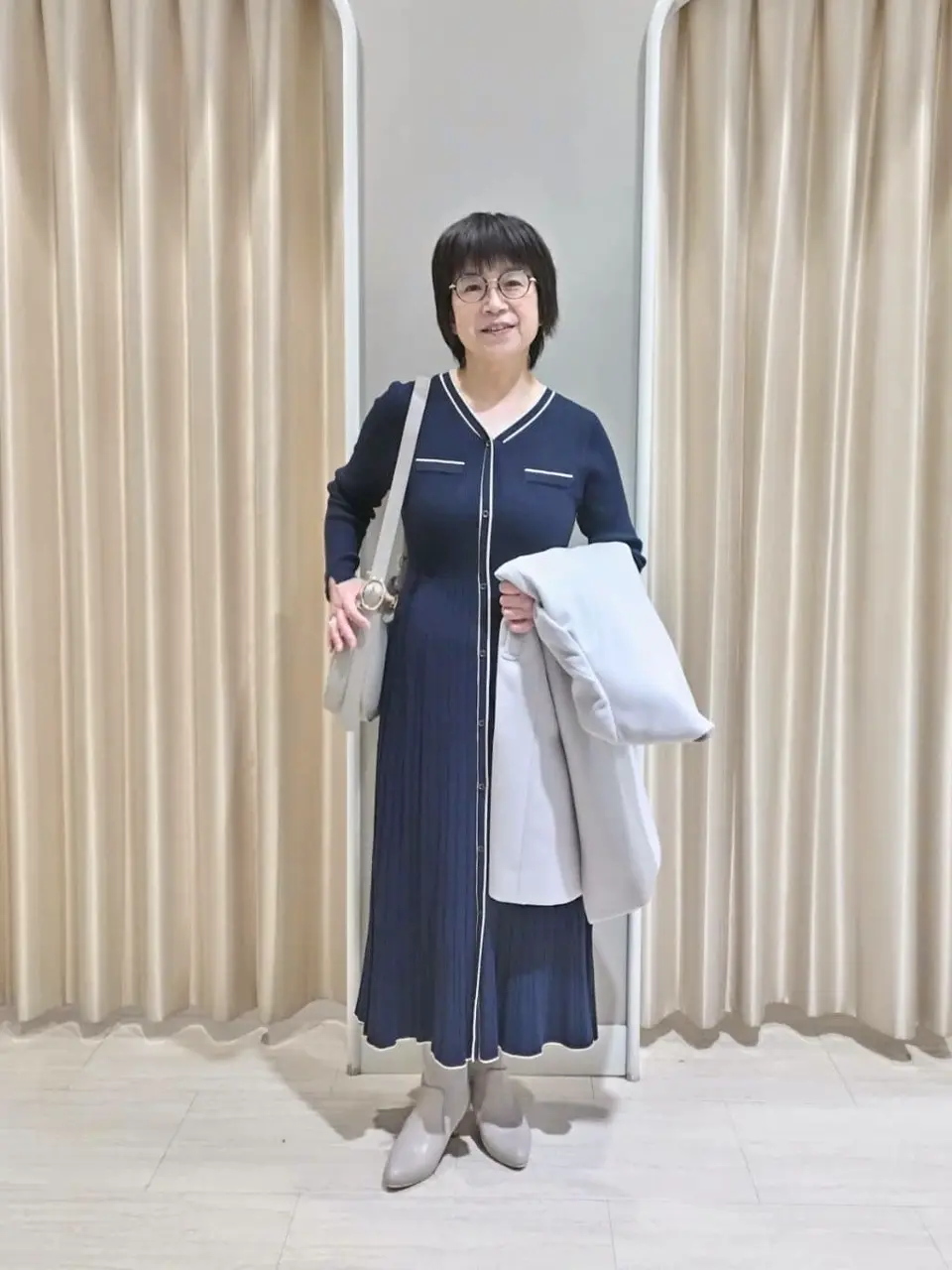 ANY SIS 岡本 コーディネート画像