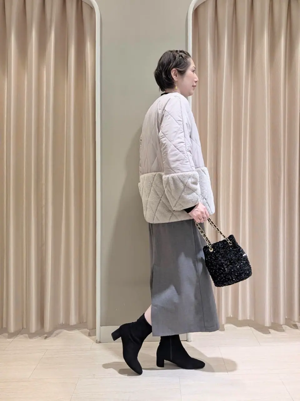 ANY SIS 吉本 コーディネート画像