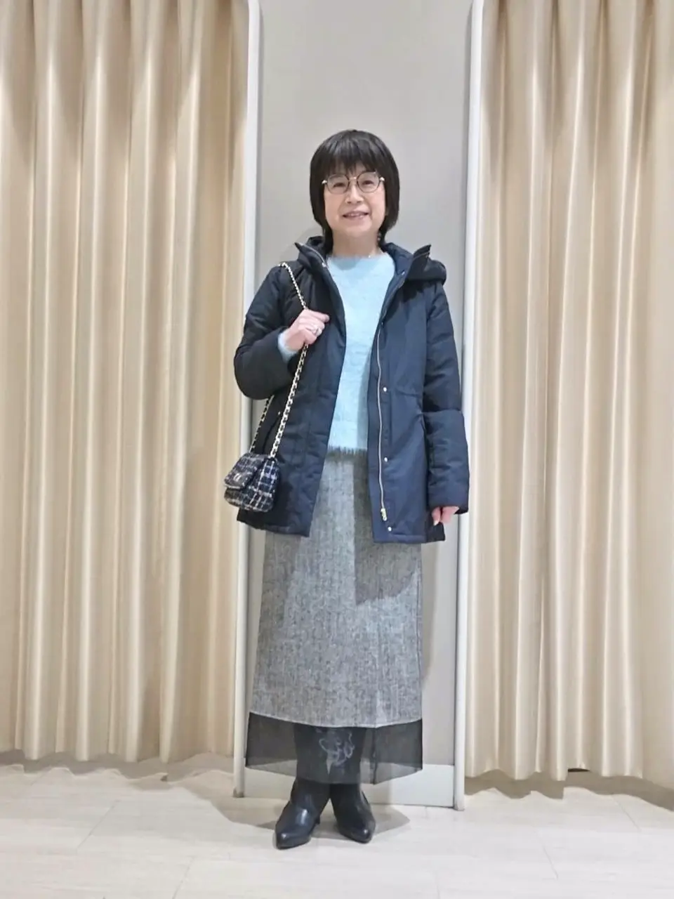 ANY SIS 岡本 コーディネート画像