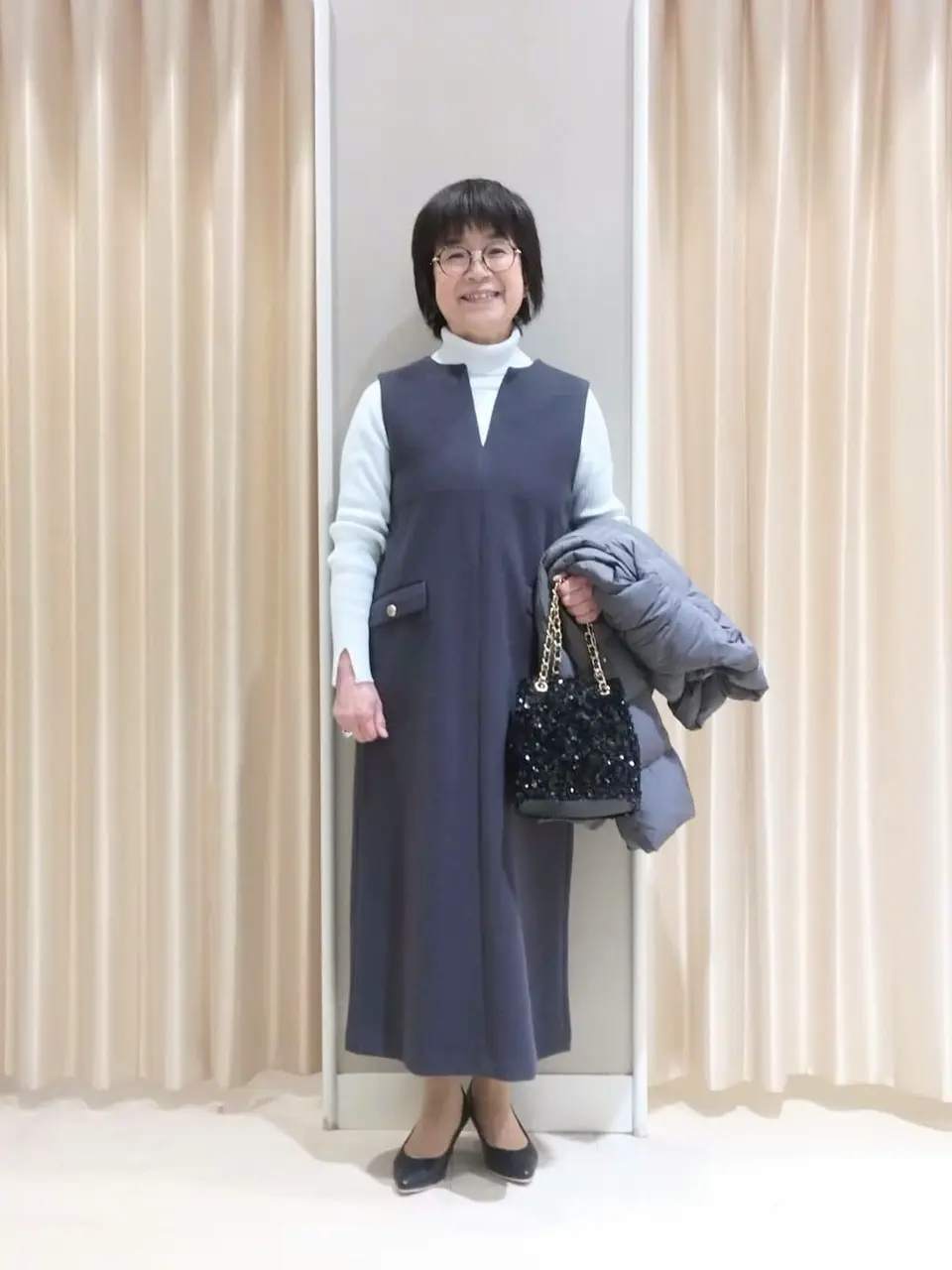 ANY SIS 岡本 コーディネート画像