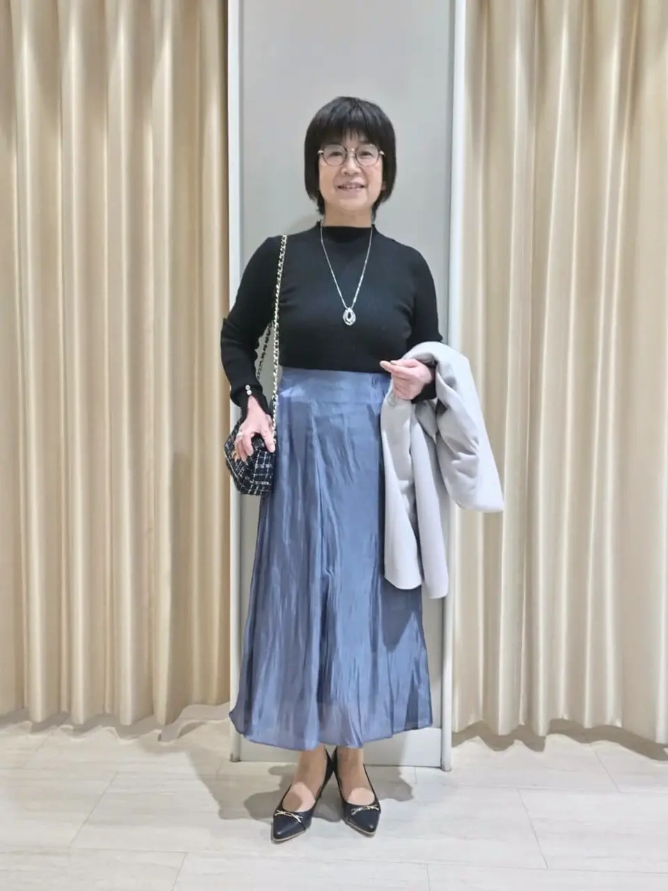 ANY SIS 岡本 コーディネート画像