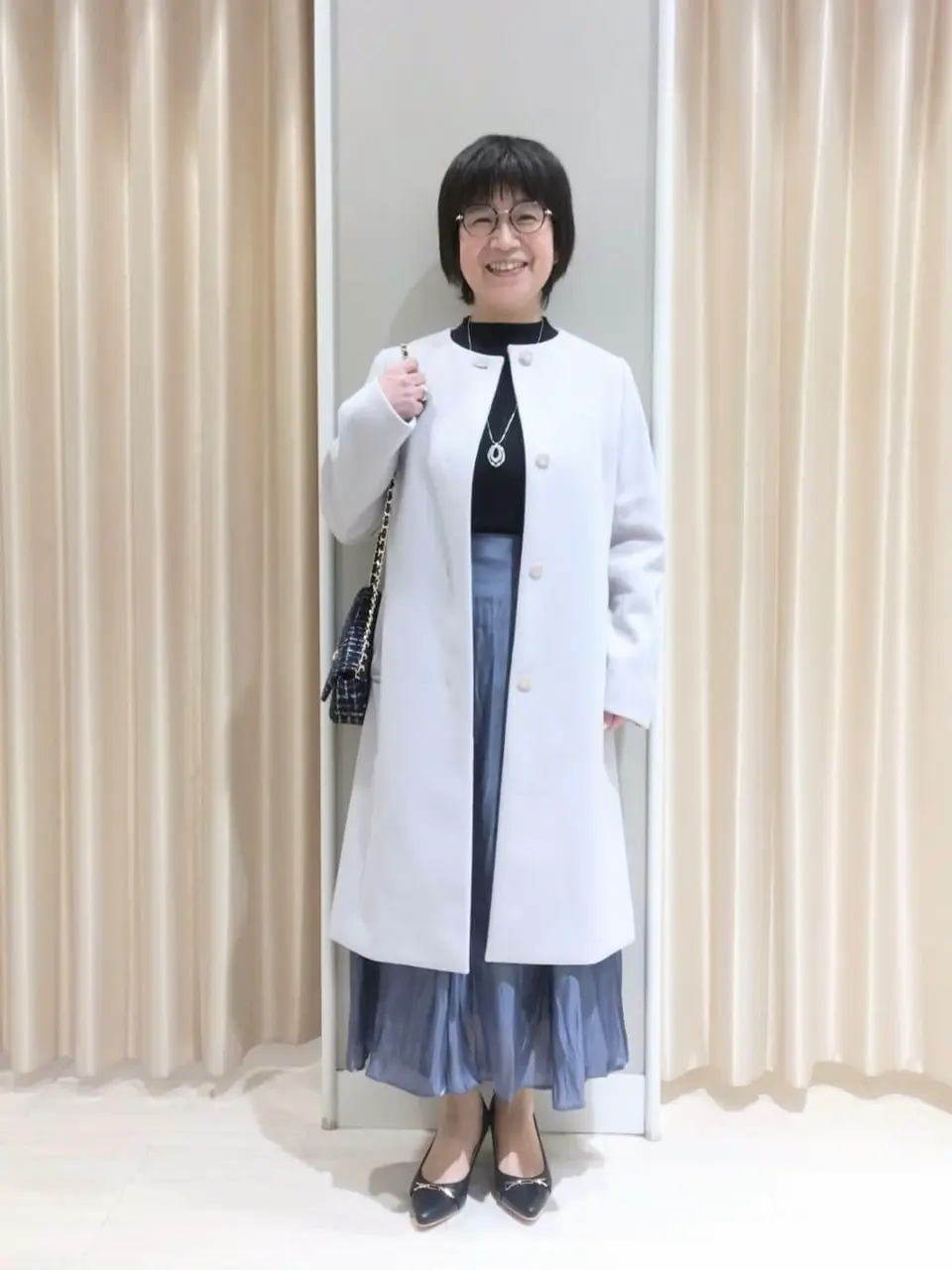 ANY SIS 岡本 コーディネート画像