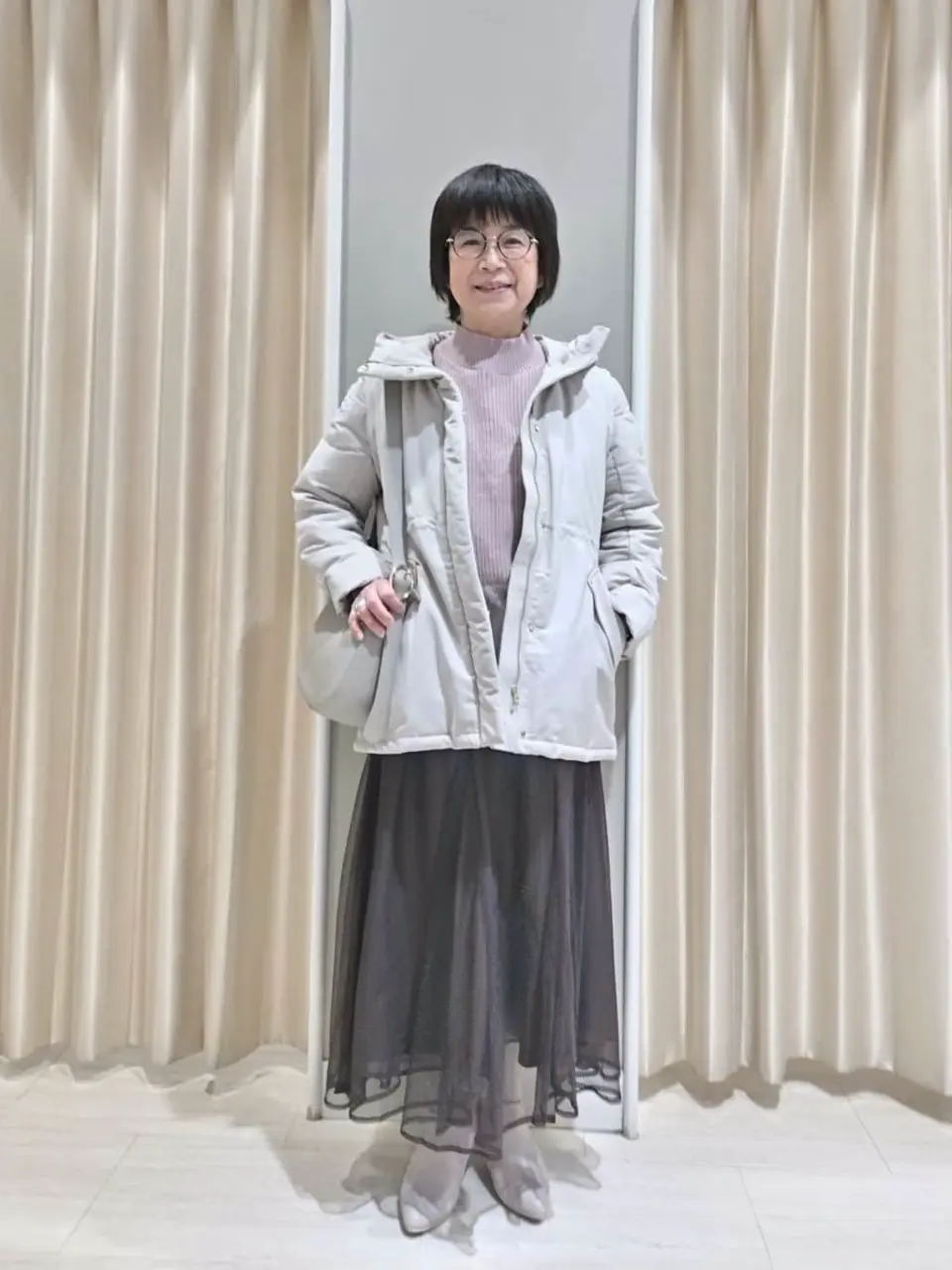 ANY SIS 岡本 コーディネート画像