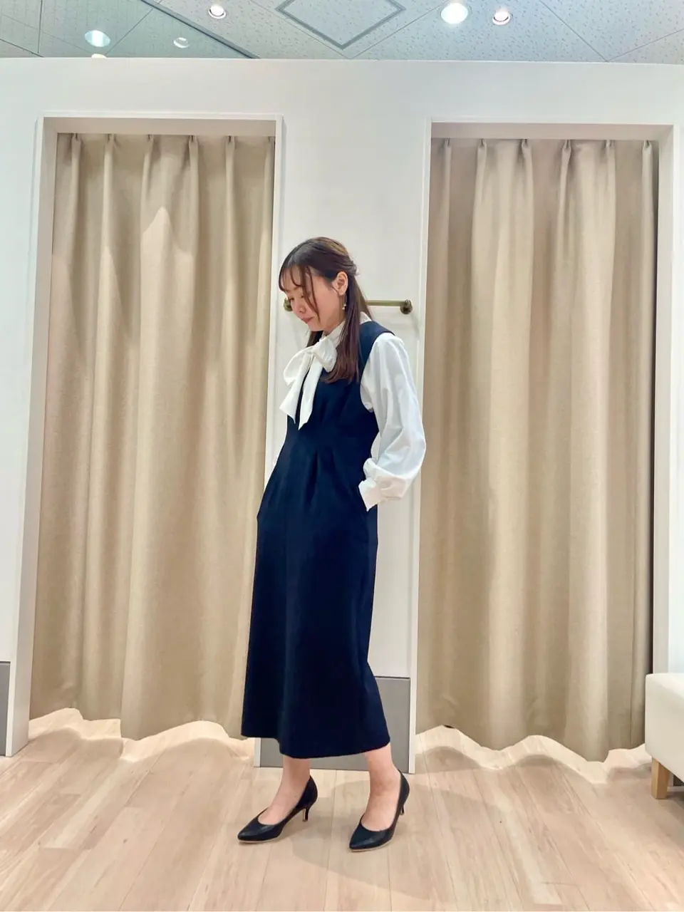 ANY SIS 笠羽 コーディネート画像