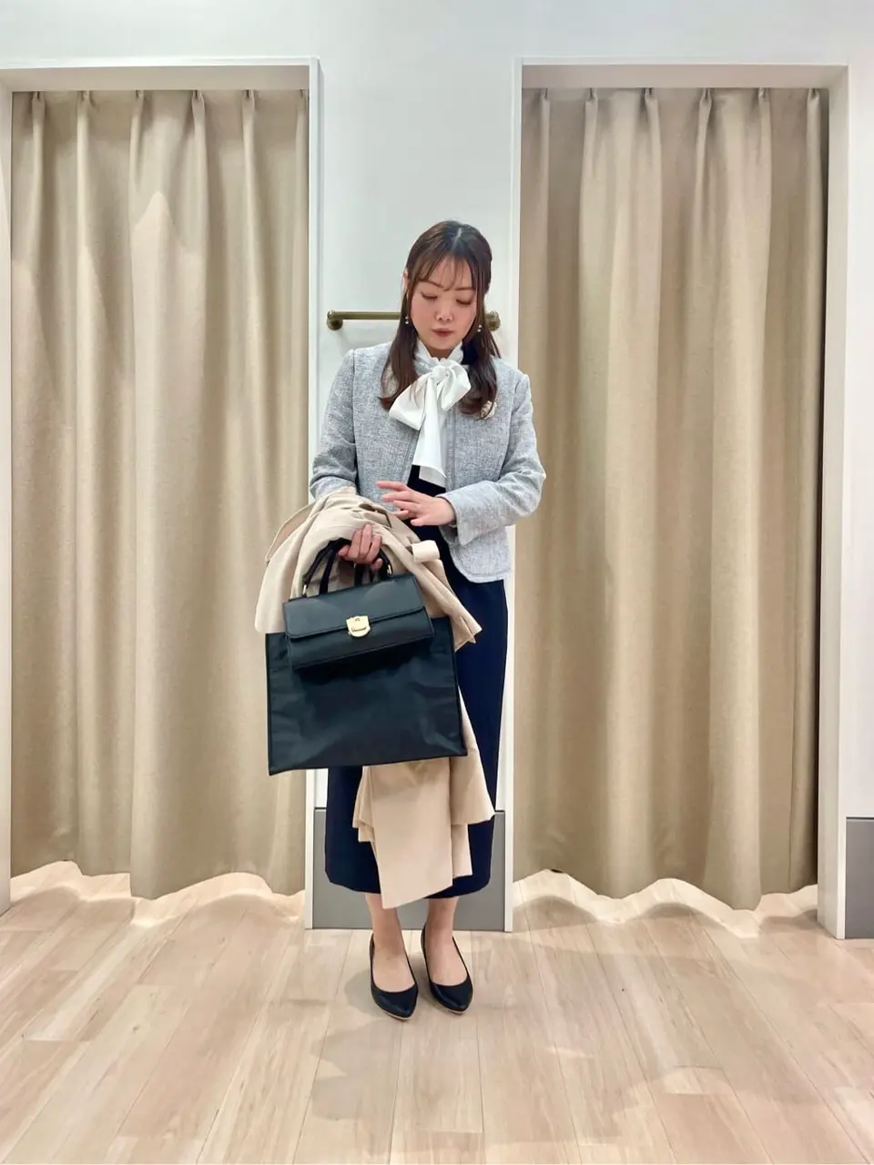 ANY SIS 笠羽 コーディネート画像