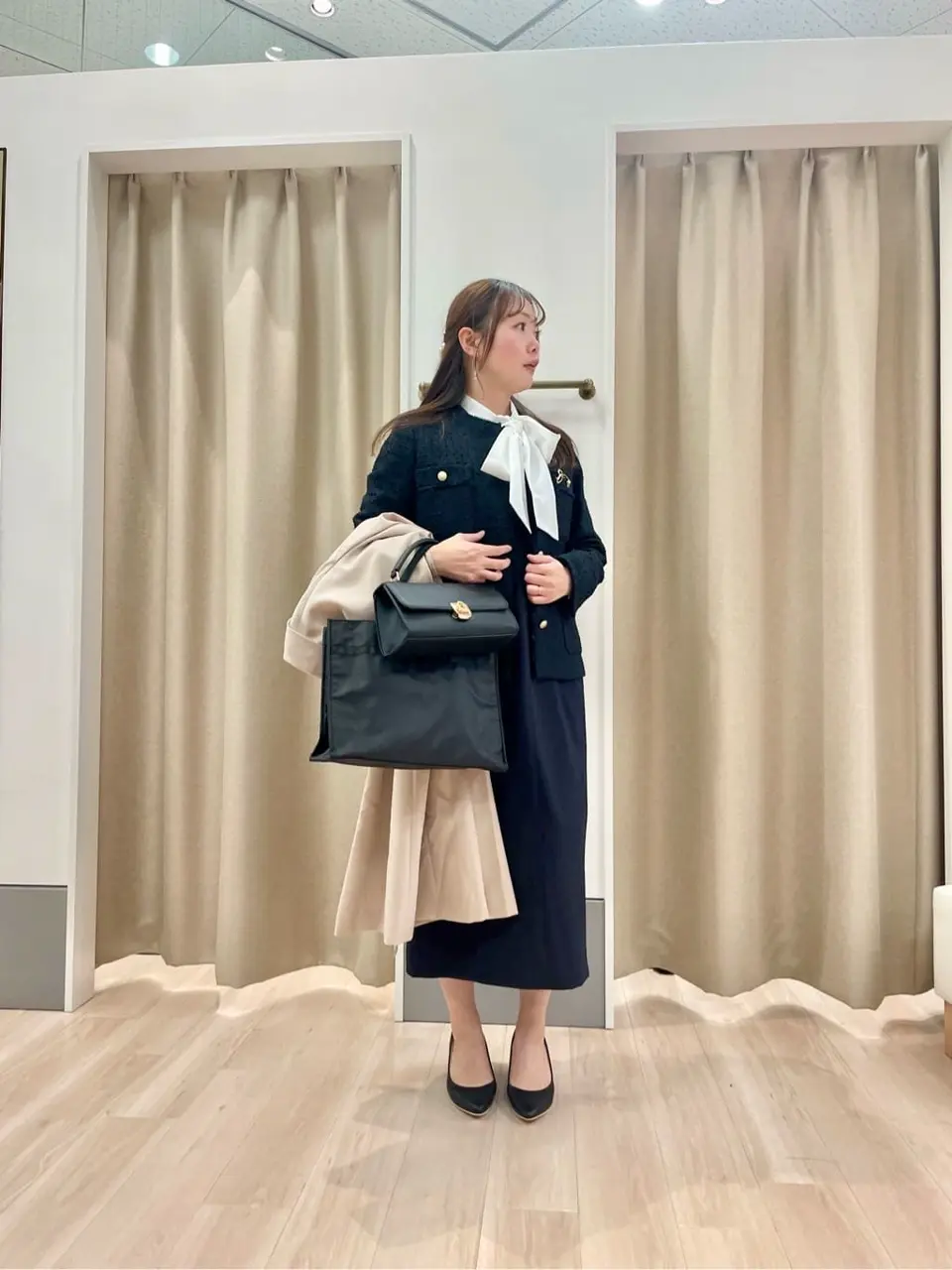 ANY SIS 笠羽 コーディネート画像