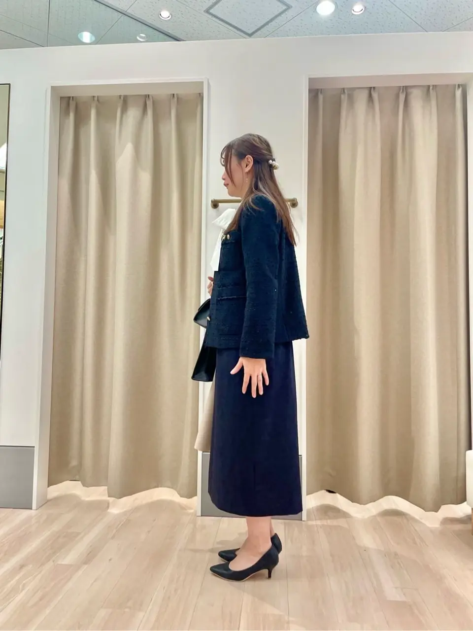 ANY SIS 笠羽 コーディネート画像