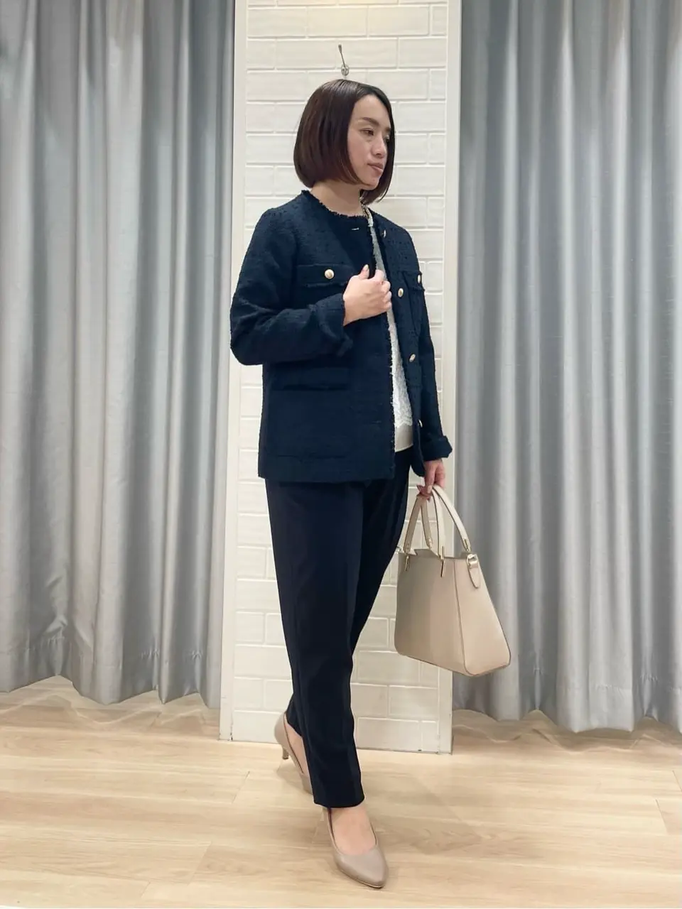 ANY SIS 丸岡 コーディネート画像